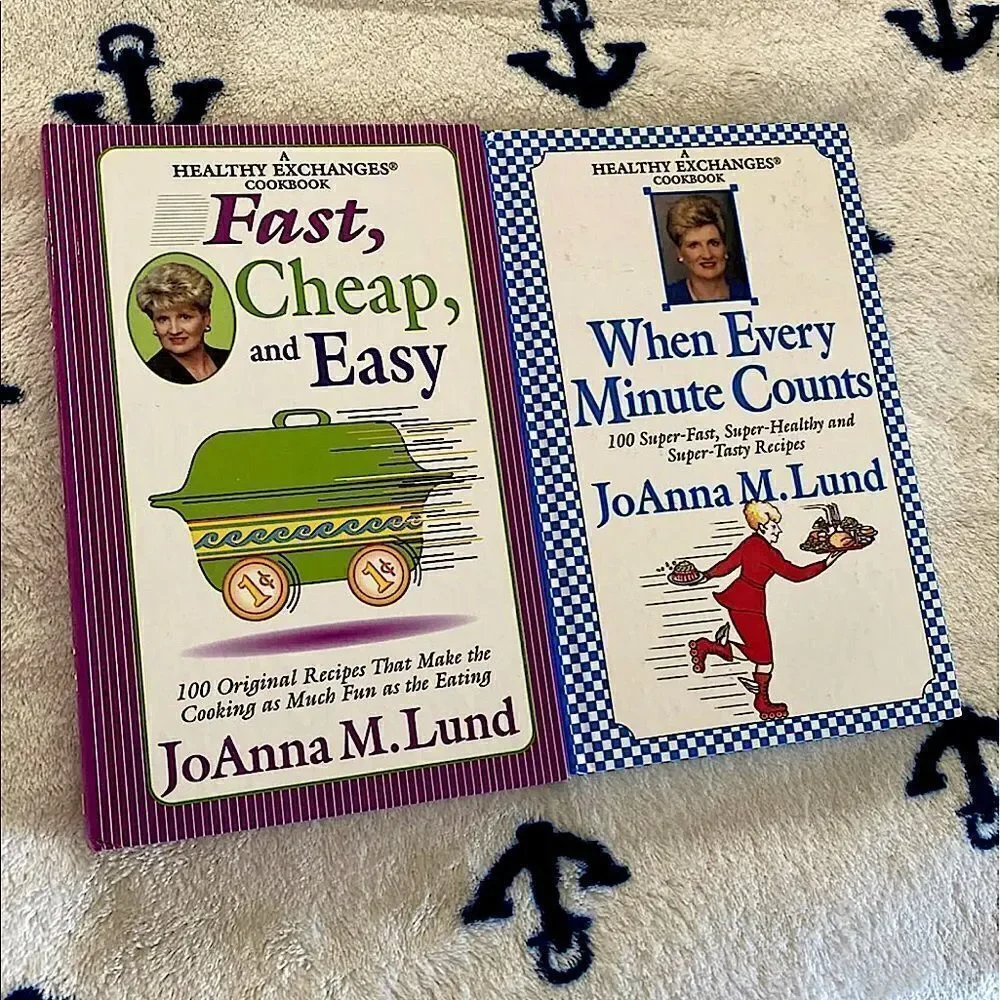 💥Two Vintage Cookbooks by Joanna M. Lund